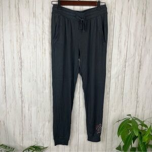 Peloton dark charcoal gray joggers small